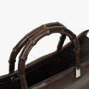 Gucci Leather Bamboo Top Handle Bag