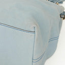 Gucci Light Blue Pebbled Leather Soho Top Handle Tote Bag