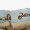 Gucci Light Blue Pebbled Leather Soho Top Handle Tote Bag