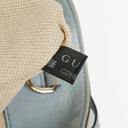 Gucci Light Blue Pebbled Leather Soho Top Handle Tote Bag