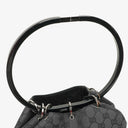 Gucci Loop Bucket Monogram Tote Black