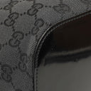 Gucci Loop Bucket Monogram Tote Black