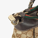 Gucci Mayfair Bow Beige GG Canvas Top Handle Bag