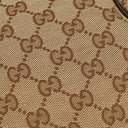 Gucci Mayfair Bow Beige GG Canvas Top Handle Bag