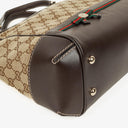 Gucci Mayfair Convertible Tote GG Canvas Brown