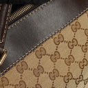 Gucci Mayfair Convertible Tote GG Canvas Brown