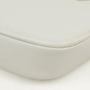 Gucci Microguccissima Pochette in White Leather