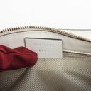 Gucci Microguccissima Pochette in White Leather