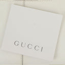 Gucci Microguccissima Pochette in White Leather