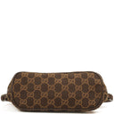 Gucci Mini Baguette GG Monogram Pochette Boat Brown/Beige Bag