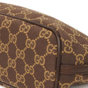 Gucci Mini Baguette GG Monogram Pochette Boat Brown/Beige Bag