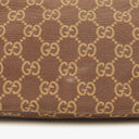 Gucci Mini Baguette Pochette Boat Beige/Brown GG Monogram Bag
