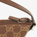 Gucci Mini Baguette Pochette Boat Beige/Brown GG Monogram Bag