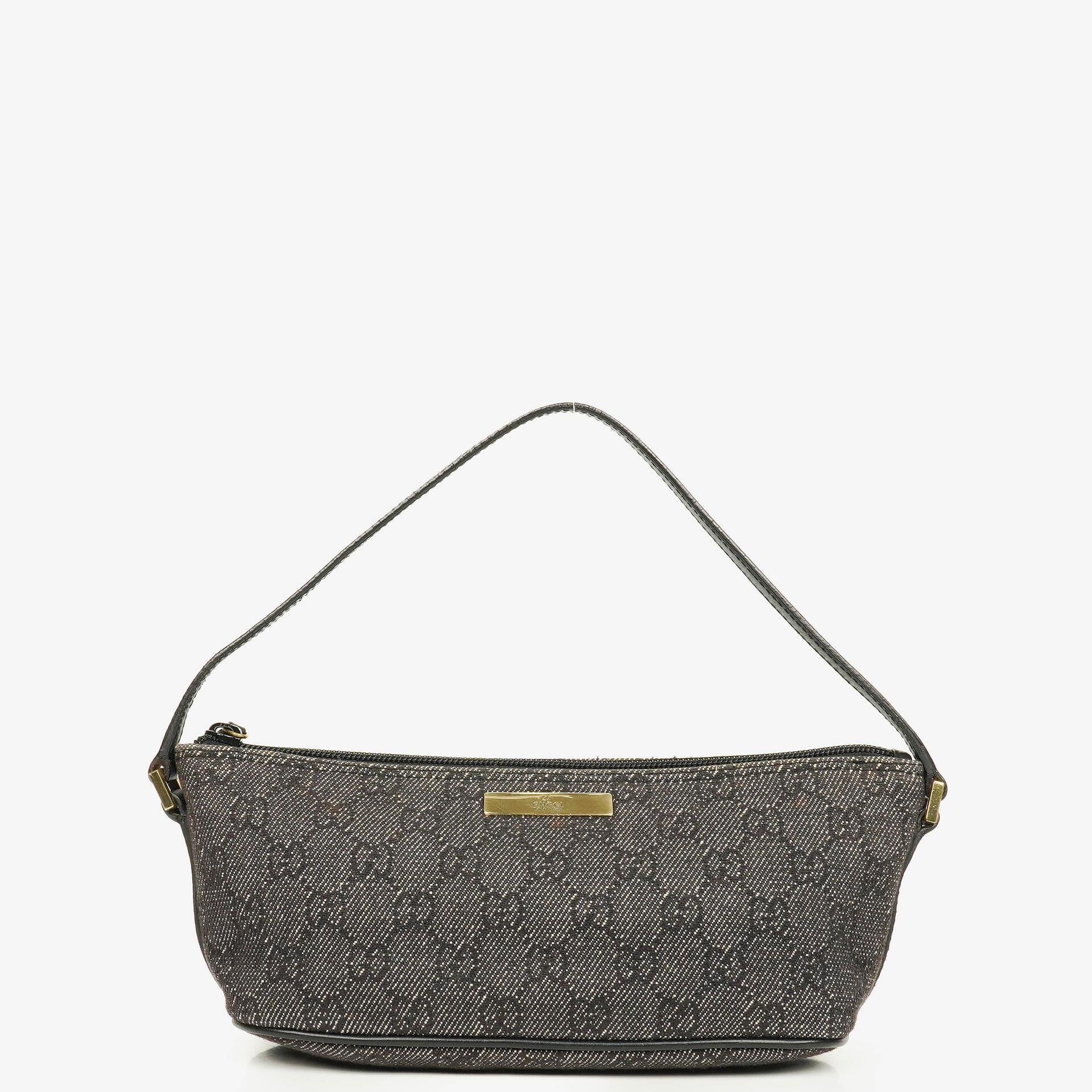 Gucci Mini Baguette Pochette Boat GG Monogram Bag