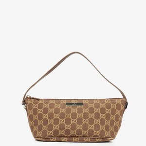 Gucci Mini Baguette Pochette Båt GG Monogram-väska