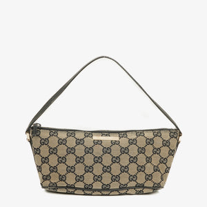 Gucci Mini Baguette Pochette Boat GG Monogram Bag