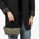 Gucci Mini Baguette Pochette Boat GG Monogram Bag