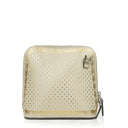 Gucci Mini Guccy Moon Steller Dome Crossbody Bag In White And Gold Calfskin