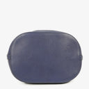 Gucci Miss Bamboo Pebbled Blue Calfskin Bucket Bag