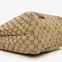 Gucci Monogram Bamboo Braided Handles Bag