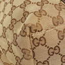 Gucci Monogram Bamboo Braided Handles Bag