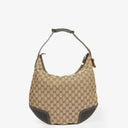 Gucci Monogram Canvas Hobo Bag