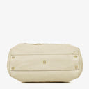 Gucci Monogram Canvas Ivory Diana Bamboo Top Handle Tote