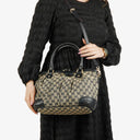 Gucci Monogram Canvas Sukey Hobo Bag
