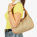 Gucci Monogram Charmy Hobo Bag