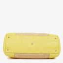 Gucci Natural Woven Straw and Leather Bamboo Shopper Tote Bag