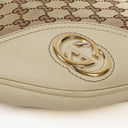 Gucci New Britt Half Moon Monogram Medium Hobo Bag