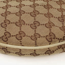 Gucci New Britt Half Moon Monogram Medium Hobo Bag