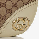Gucci New Britt Half Moon Monogram Medium Hobo Bag