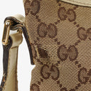 Gucci New Britt Half Moon Monogram Medium Hobo Bag