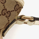 Gucci New Britt Half Moon Monogram Medium Hobo Bag