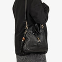 Gucci New Jackie Black Pebbled Leather Bag