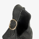 Gucci New Jackie Black Pebbled Leather Bag