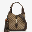 Gucci New Jackie Medium Hobo Bag Brown GG Monogram