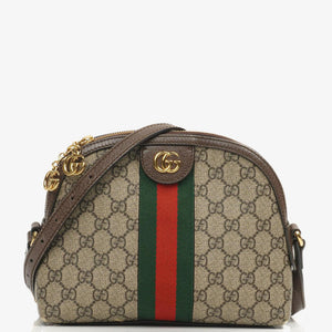 Bolso de Hombro Gucci Ophidia Dome Pequeño con Web GG Supreme Monograma