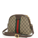 Gucci Ophidia Dome Small Web GG Supreme Monogram Shoulder Bag