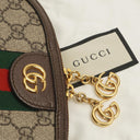 Gucci Ophidia Dome Small Web GG Supreme Monogram Shoulder Bag