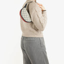 Gucci Ophidia GG Supreme Canvas And Navy Leather Mini Bag