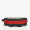 Gucci Ophidia GG Supreme Canvas And Navy Leather Mini Bag