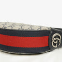 Gucci Ophidia GG Supreme Canvas And Navy Leather Mini Bag