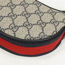 Gucci Ophidia GG Supreme Canvas And Navy Leather Mini Bag