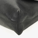 Gucci Pebbled Black Leather Messenger Bag