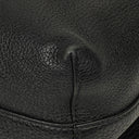 Gucci Pebbled Black Leather Messenger Bag
