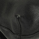 Gucci Pebbled Black Leather Messenger Bag