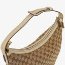 Gucci Princy Beige/Ebony GG Fabric Hobo Bag