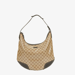 Gucci Princy GG Kristallbelagd Canvas Hobo-väska